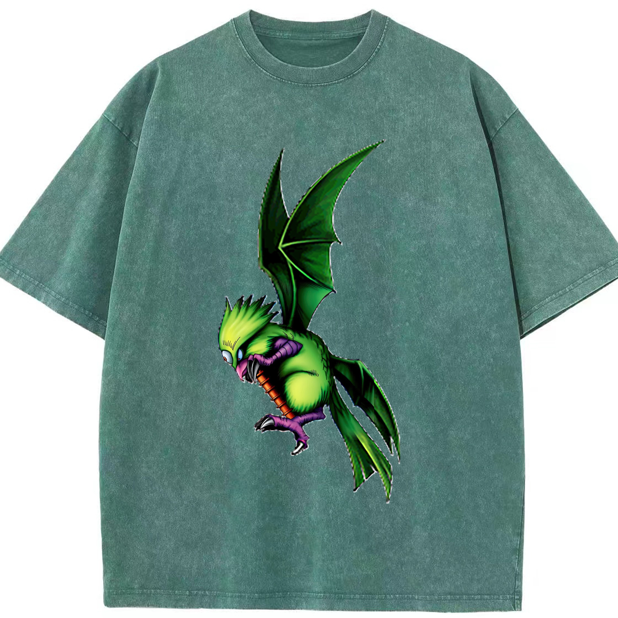 （画像用） 遊☆戯☆王 Yu-Gi-Oh! 綿100% ヴィンテージ風 半袖Tシャツ（フロントプリント）